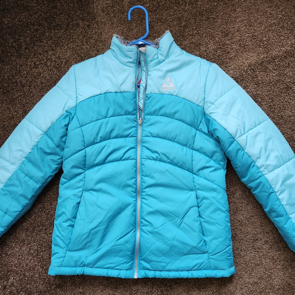Gerry Weber Vibrant Teal Puffer Jacket for Kids